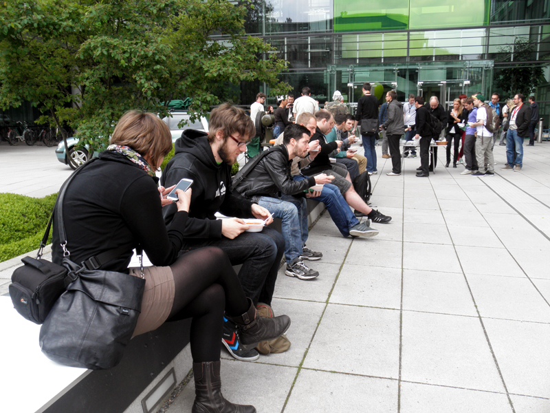 MobileCamp2013---Mittagspause