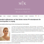 Referenz newmediapassion - Praxis Monika Kölsch